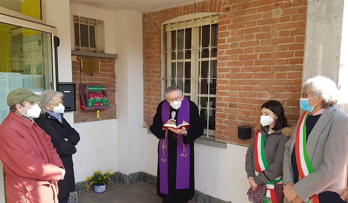 Inaugurazione DAE in memoria di SARA SPADA