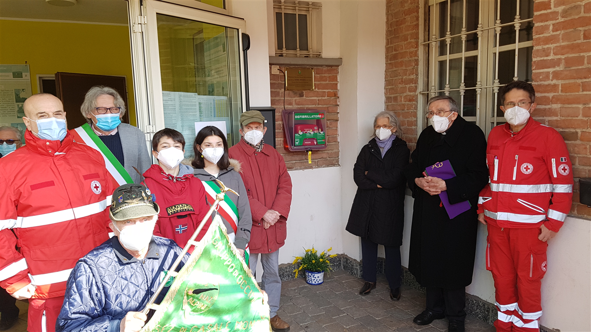 Inaugurazione DAE in memoria di SARA SPADA