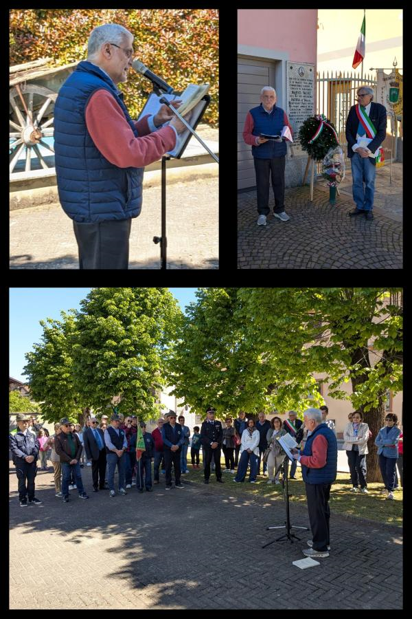 L'attore Giorgio Milani delinea la vicenda ancora poco conosciuta degli Internati Militari Italiani (IMI), poi passa alla lettura di una lettera scritta dal senatore Paolo Desana (IMI) al suo compagno di prigionia Claudio Sommaruga