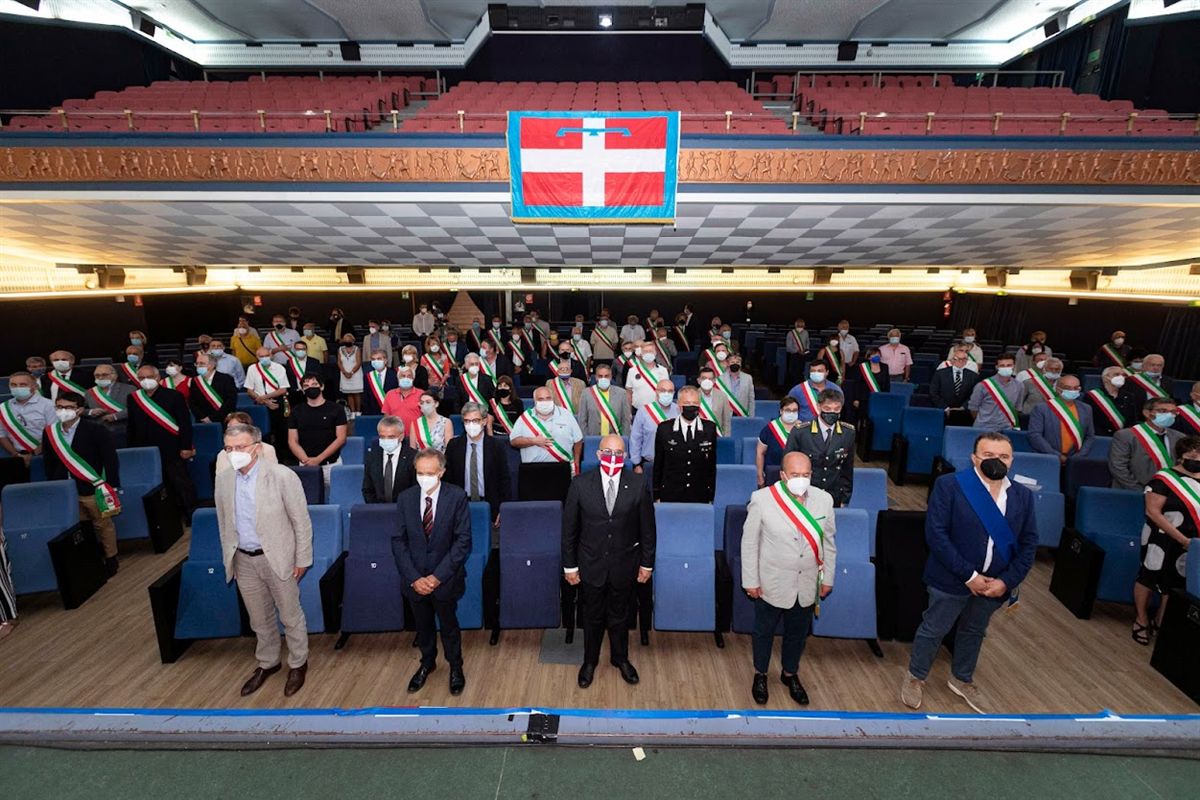 La bandiera del Piemonte ai sindaci dell’Alessandrino