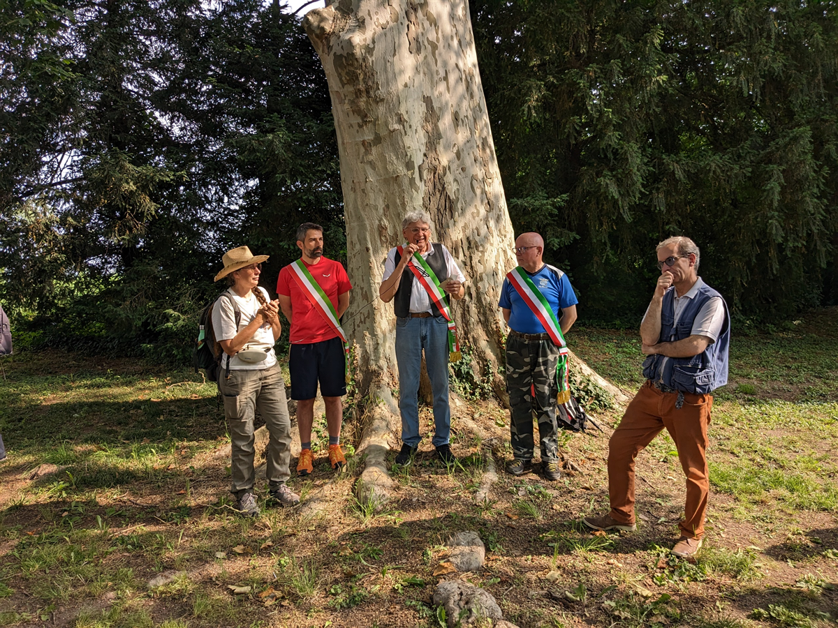 saluto dei Sindaci di Giarole, Pomaro e Mirabello e del Conte Sannazzaro